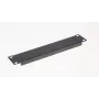 Equip EZBP-10-B 10" (25,4 cm) telinekaapin peitelevy, 1U, musta