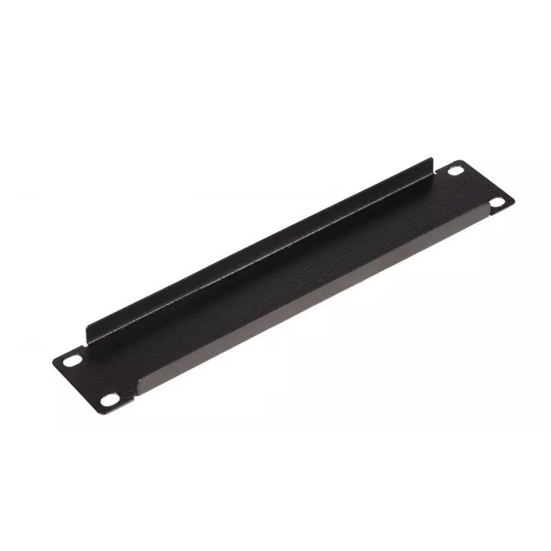 Equip EZBP-10-B 10" (25,4 cm) telinekaapin peitelevy, 1U, musta