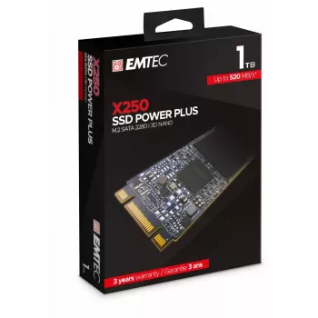 SSD-kiintolevy Emtec 1 TB M.2 Serial ATA III X250