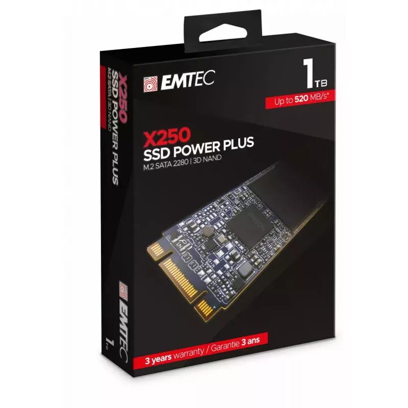 SSD-kiintolevy Emtec 1 TB M.2 Serial ATA III X250