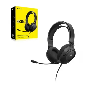 Corsair HS35 v2 langallinen pelikuulokemikrofoni, punainen