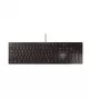 CHERRY KC 6000 ohut näppäimistö yleiskäyttö USB AZERTY belgialainen musta