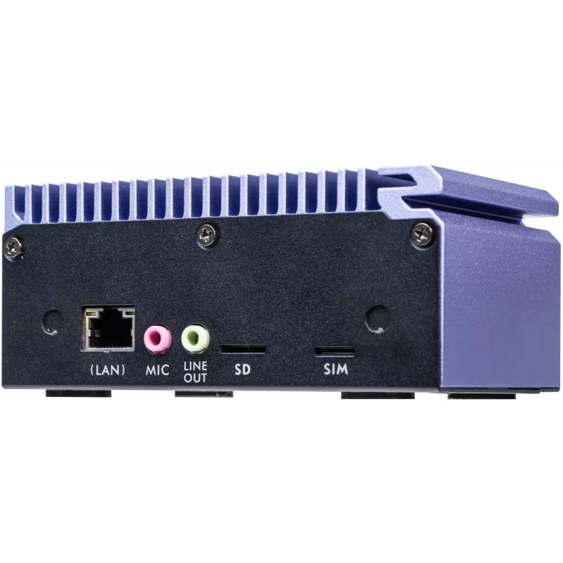 Shuttle Edge PC SPCEL12 teollinen minitietokone, Intel Celeron J6412 2 GHz, USFF 0,46 l, HDMI, DisplayPort, muistikortinlukija