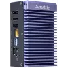 Shuttle Edge PC SPCEL12 teollinen minitietokone, Intel Celeron J6412 2 GHz, USFF 0,46 l, HDMI, DisplayPort, muistikortinlukija