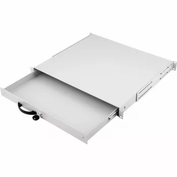 Laatikkoyksikkö Equip lukittava laatikko 19' 1U RAL7035 harmaa vaaleanharmaa