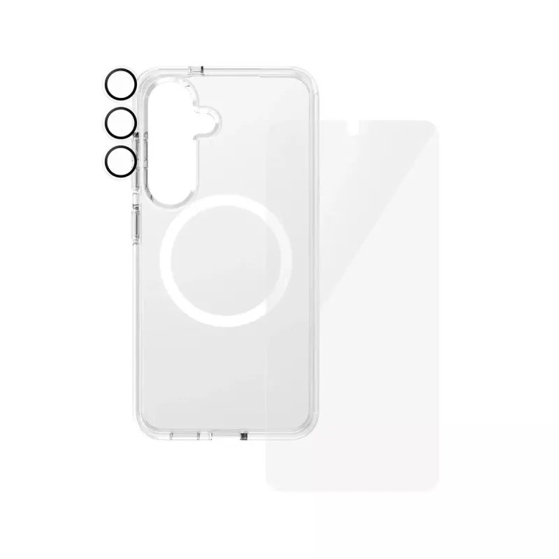 PanzerGlass ® | CARE by ® Flagship 3-in-1 -paketti Samsung Galaxy S25