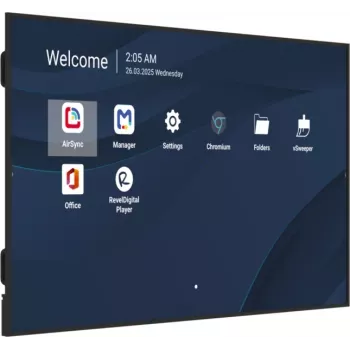 Ammattikäyttöön tarkoitettu 98 inch 4K kaupallinen näyttö VIEWSONIC CDE9831-1C, 3840x2160, 500 cd/m², Android 14, 24/7