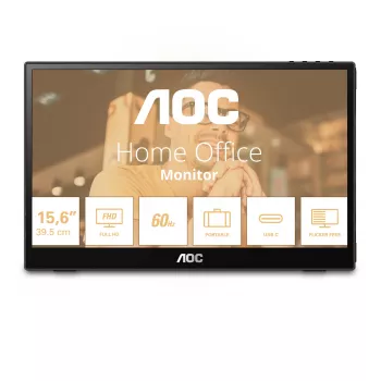 AOC 16T3EA kannettava TV/näyttö musta 39,6 cm (15,6
