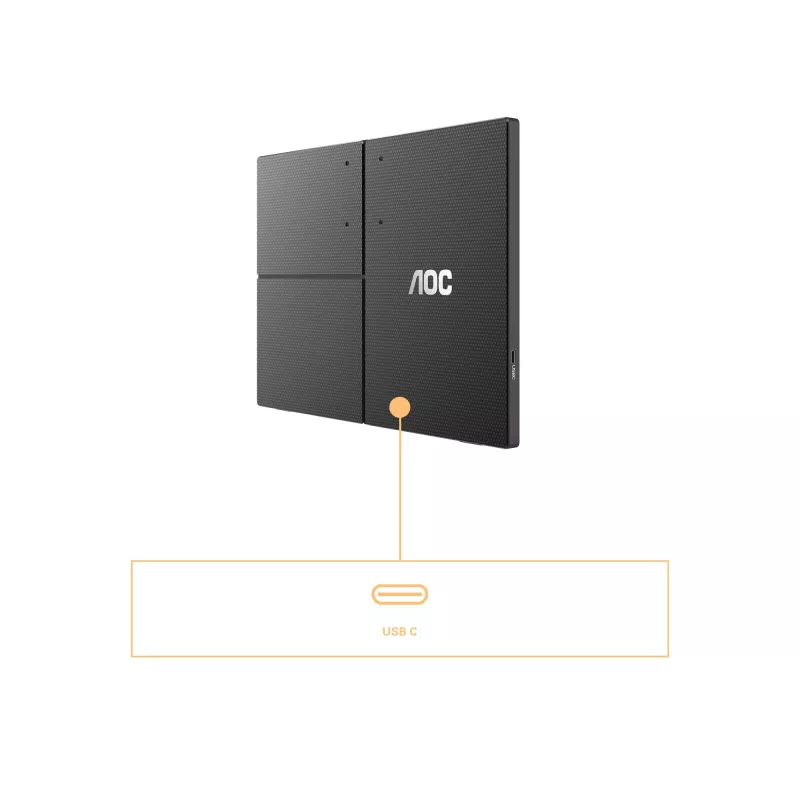AOC 16T3EA kannettava TV/näyttö musta 39,6 cm (15,6