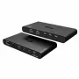KVM-telakointiasema i-tec 2 isäntälaitteelle HDMI, USB-C-isäntäliitäntä, PD 2×100W, 4K@60Hz, 2×USB-A