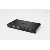 KVM-telakointiasema i-tec 2 isäntälaitteelle HDMI, USB-C-isäntäliitäntä, PD 2×100W, 4K@60Hz, 2×USB-A
