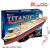 CubicFun T4011H Titanic Big 3D-palapeli, 113 palaa