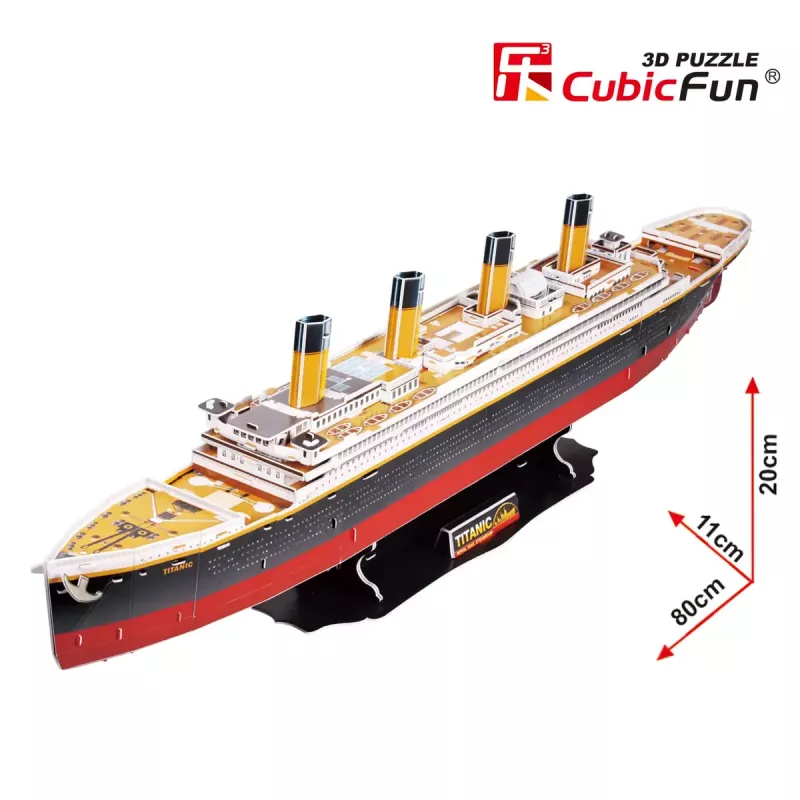 CubicFun T4011H Titanic Big 3D-palapeli, 113 palaa
