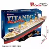 CubicFun T4011H Titanic Big 3D-palapeli, 113 palaa