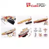CubicFun T4011H Titanic Big 3D-palapeli, 113 palaa