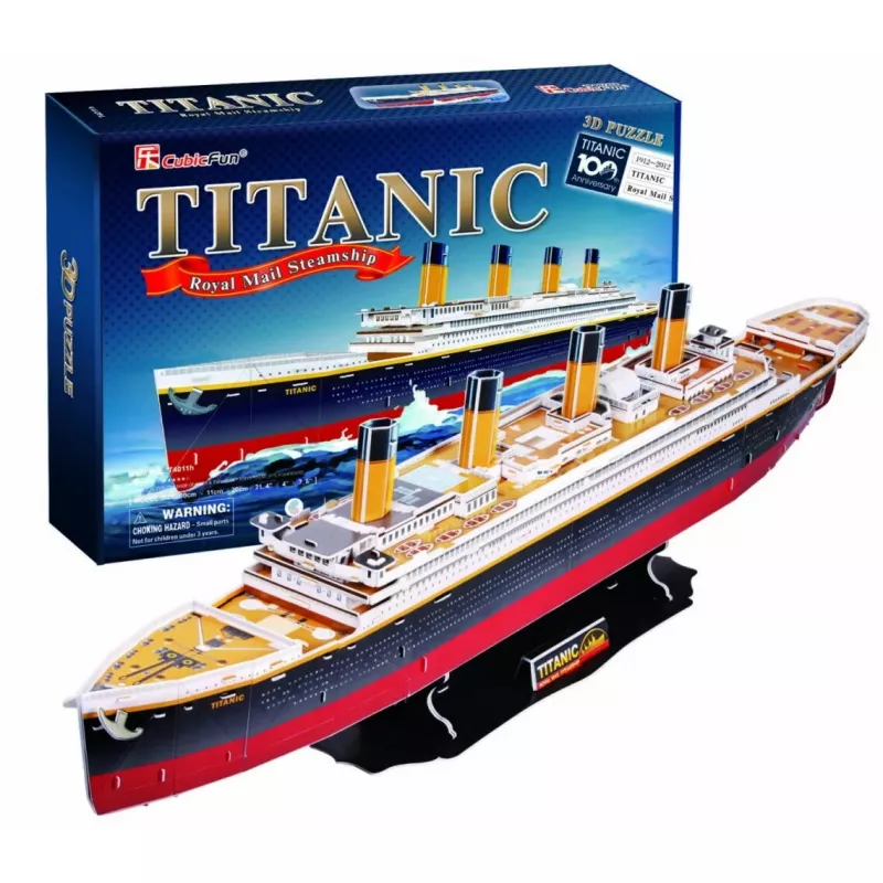 CubicFun T4011H Titanic Big 3D-palapeli, 113 palaa