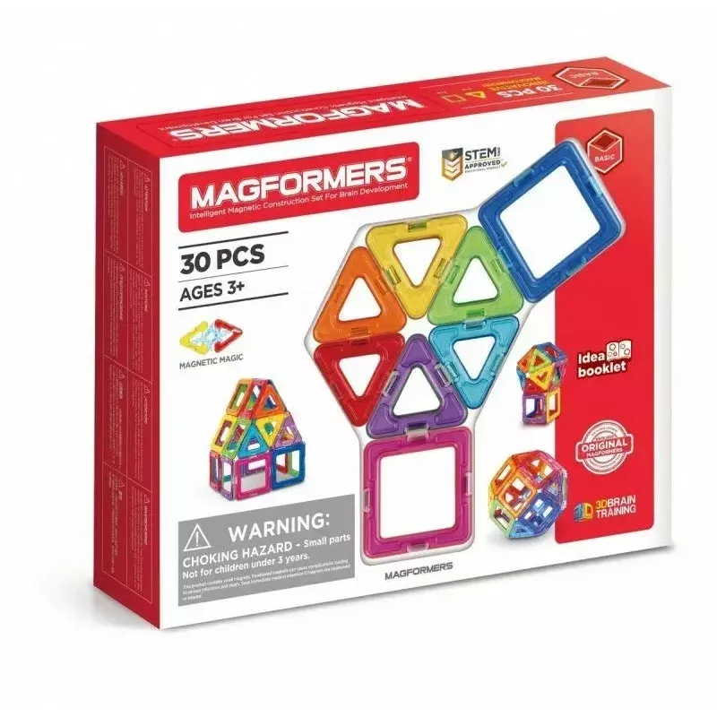 Magformers Magnetic Blocks Basic 30 kpl:n setti valmistaja MAGFORMERS — 30-osainen magneettinen rakennuslelu