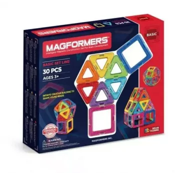 Magformers Magnetic Blocks Basic 30 kpl:n setti valmistaja MAGFORMERS — 30-osainen magneettinen rakennuslelu