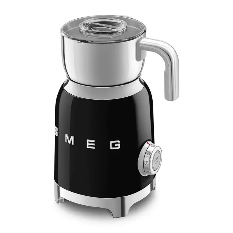 Maidonvaahdotin/-lämmittäjä Smeg MFF11BLEU automaattinen musta 500W