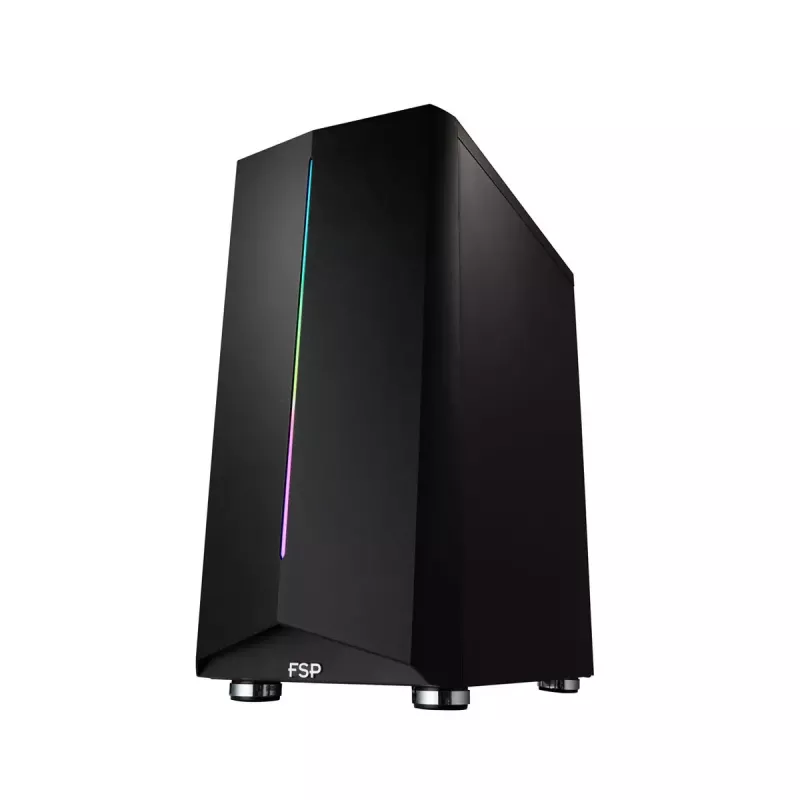 FSP CMT151 Midi Tower -tietokonekotelo, musta