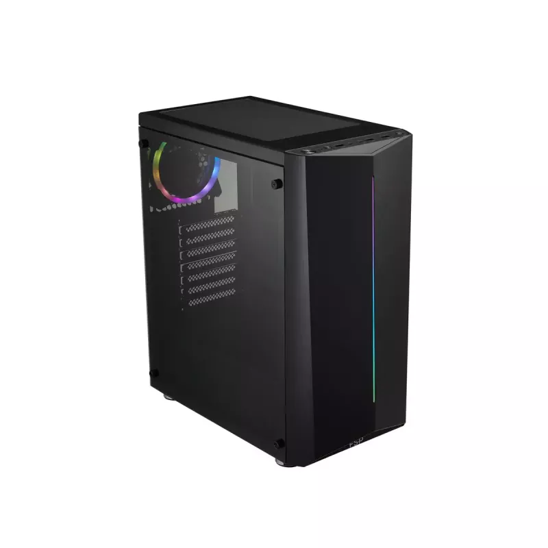 FSP CMT151 Midi Tower -tietokonekotelo, musta