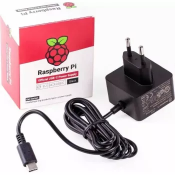 Virtalähde Raspberry Pi RPI PS 15W BK EU