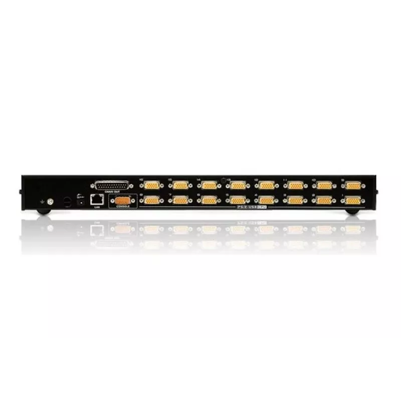 ATEN 16-porttinen USB/PS/2 VGA KVM over IP -kytkin USB-oheislaiteliitännällä