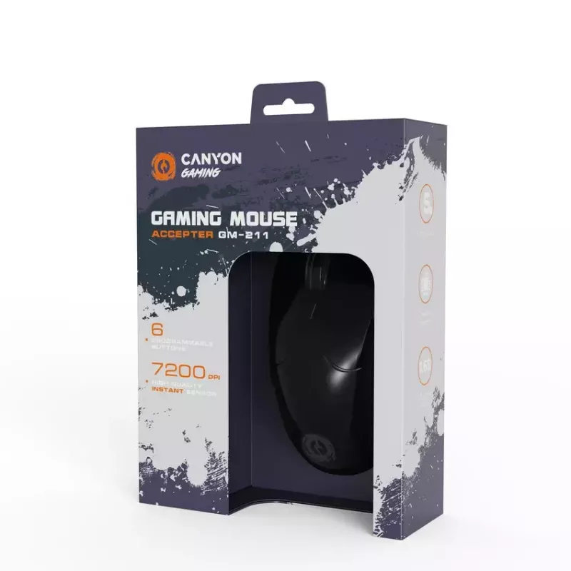 Hiiri Canyon Gaming Accepter RGB-taustavalaistus CND-SGM211 USB