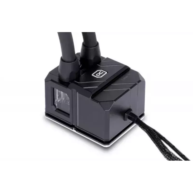 Nestemäisjäähdytyssarja Alphacool Pro Aurora 420 CPU AIO 14 cm musta valkoinen