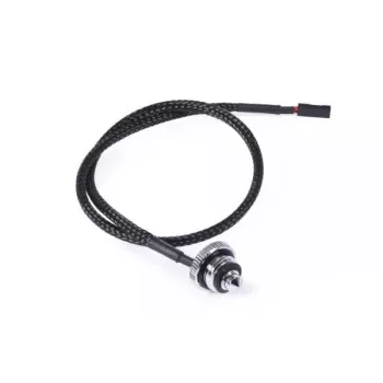 Lämpötila-anturi Alphacool 17597 messinki musta kromi 18mm 17mm