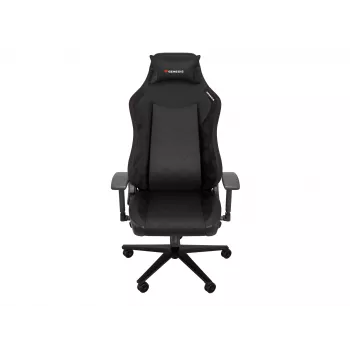 Pehmustettu istuin GENESIS NITRO 890 G2 pehmustettu selkänoja musta korkeus 127-134 cm