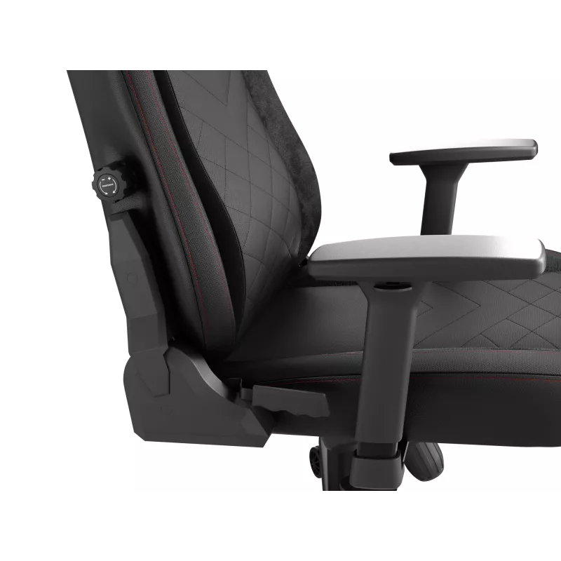 Pehmustettu istuin GENESIS NITRO 890 G2 pehmustettu selkänoja musta korkeus 127-134 cm