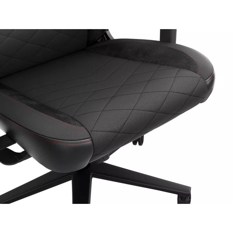 Pehmustettu istuin GENESIS NITRO 890 G2 pehmustettu selkänoja musta korkeus 127-134 cm