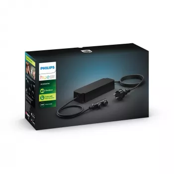 Philips Outdoor 100W virtalähde, valaistuksen virtalähde, musta, muovi, puutarha, terassi, IP67, II