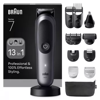 Braun All-in-One Series 7 AIO7560 monitoimitrimmeri, musta/harmaa