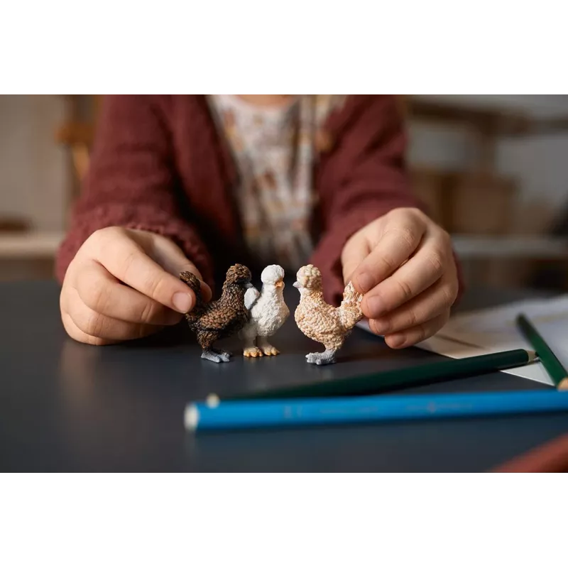 Leikkihahmot Schleich FARM WORLD Hühnerfreunde monivärinen 42574