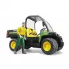 Leikkiajoneuvo BRUDER John Deere Gator XUV 855D kuljettajalla