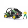 Leikkiajoneuvo BRUDER John Deere Gator XUV 855D kuljettajalla