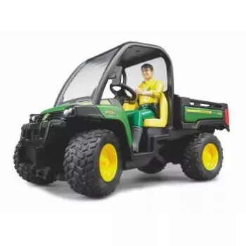 Leikkiajoneuvo BRUDER John Deere Gator XUV 855D kuljettajalla