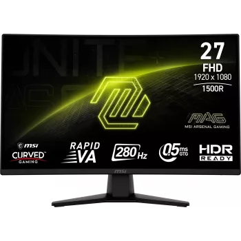 MSI MAG 274CXF tietokonenäyttö 68,6 cm (27 tuumaa) 1920 x 1080 pikseliä Full HD musta