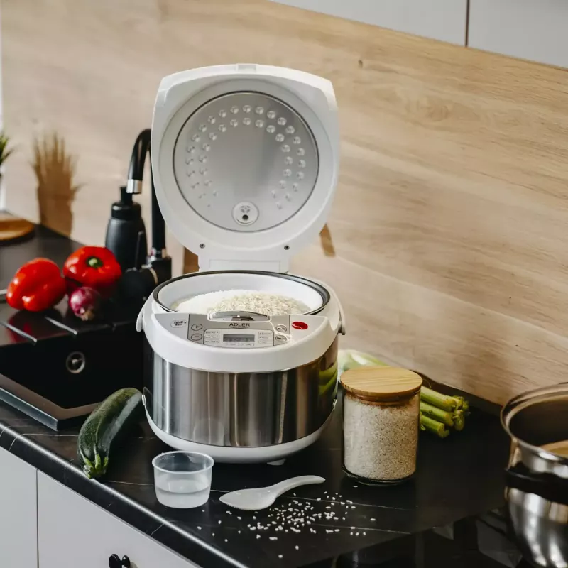 Monitoimikeitin Adler AD 6420 — 700 W, 3,25 L tilavuus, 6 ohjelmoitavaa ohjelmaa, LED-näyttö