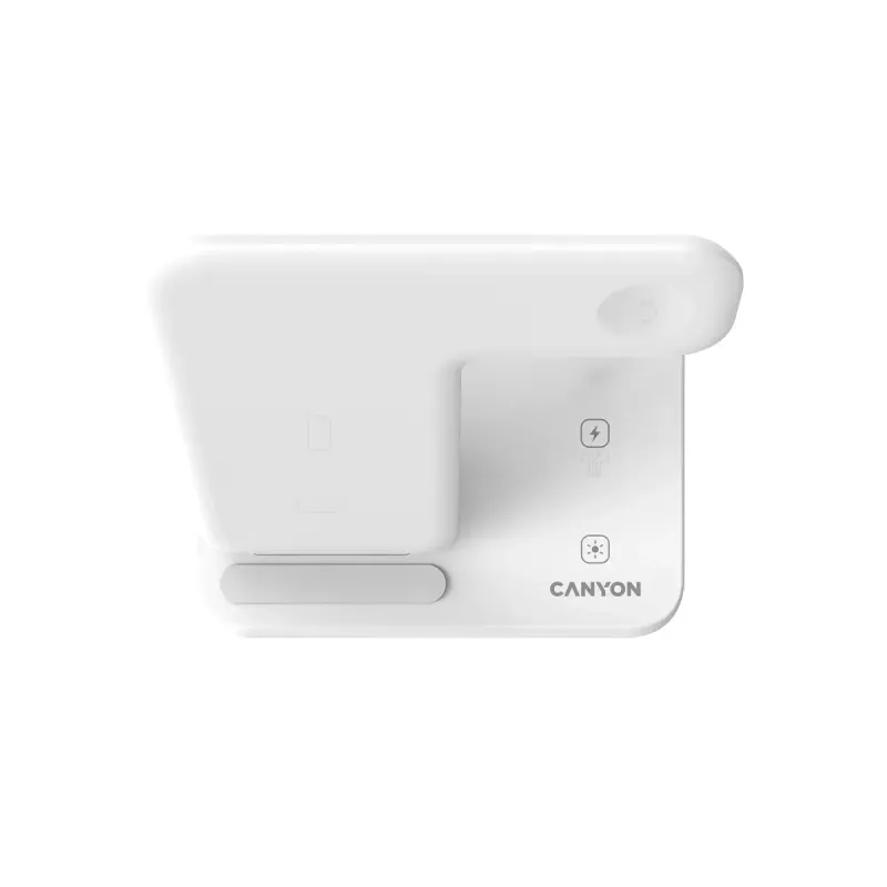 CANYON WS-303 3-in-1 Qi-langaton latausteline, 15 W, valkoinen (CNS-WCS303W)