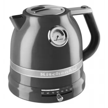 Sähköinen vedenkeitin KITCHENAID 5KEK1522EMS — 1,5 L, 2400 W, ruostumaton teräs, 7 lämpötila-asetusta