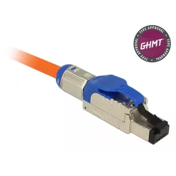 Johdinliitin RJ-45 DeLOCK 86487 sininen hopea