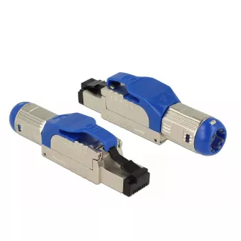 Johdinliitin RJ-45 DeLOCK 86487 sininen hopea