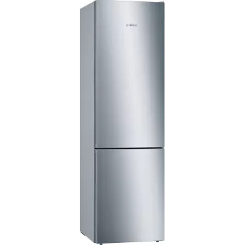 Bosch Serie 6 KGE39AICA jääkaappipakastin, vapaasti seisova, 343 l (249 l + 94 l), 201 cm, energialuokka C, ruostumaton teräs