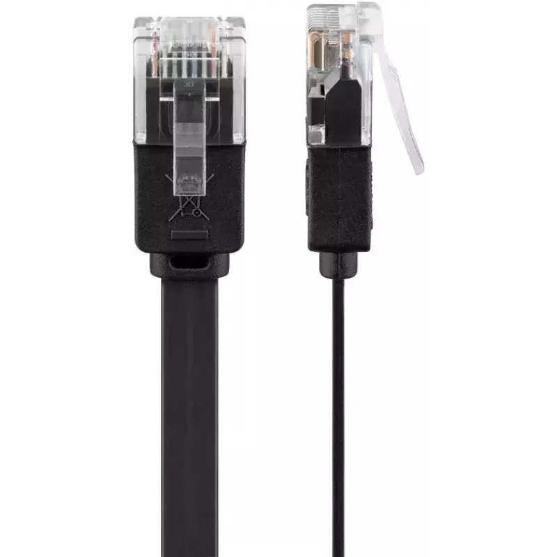 Verkkokaapeli Goobay 95384 RJ-45 Cat6 2 m musta