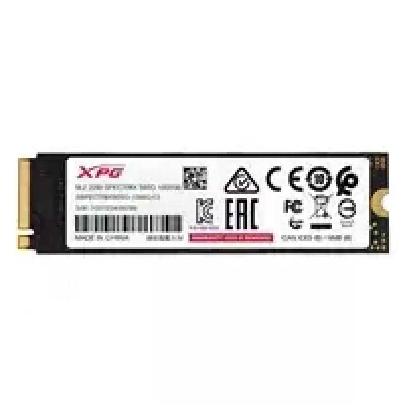 ADATA XPG Spectrix S65G 1 TB M.2 2280 SSD-levy, PCIe 4.0 x4, luku 6000 MB/s, kirjoitus 4000 MB/s, alumiini