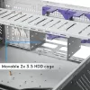 Chieftec UNC-409S-AIO-OP tietokonekotelo rack musta
