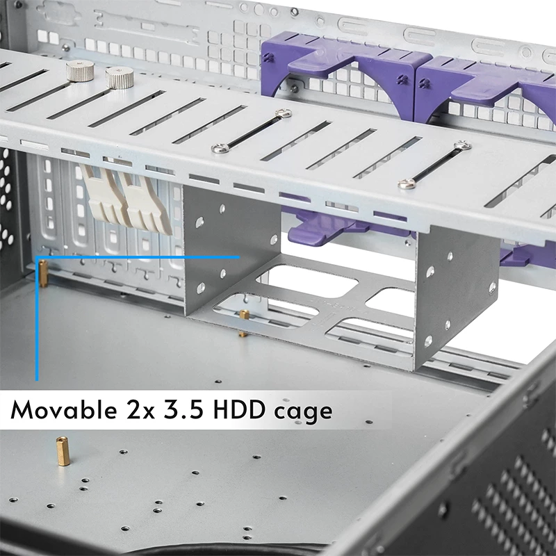 Chieftec UNC-409S-AIO-OP tietokonekotelo rack musta